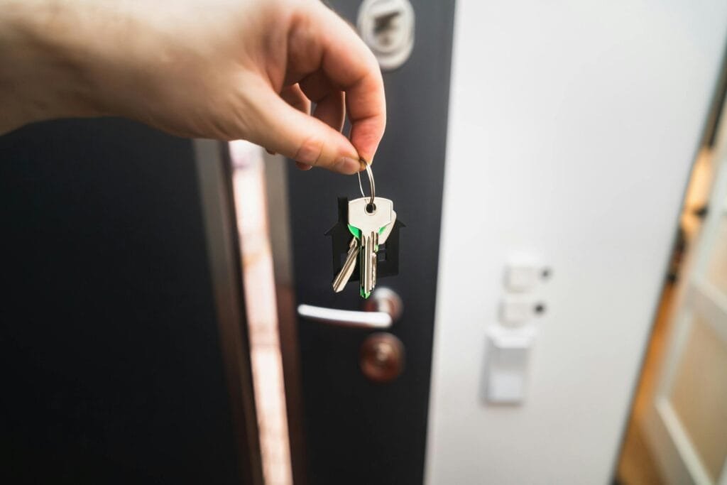 door key new home entrance