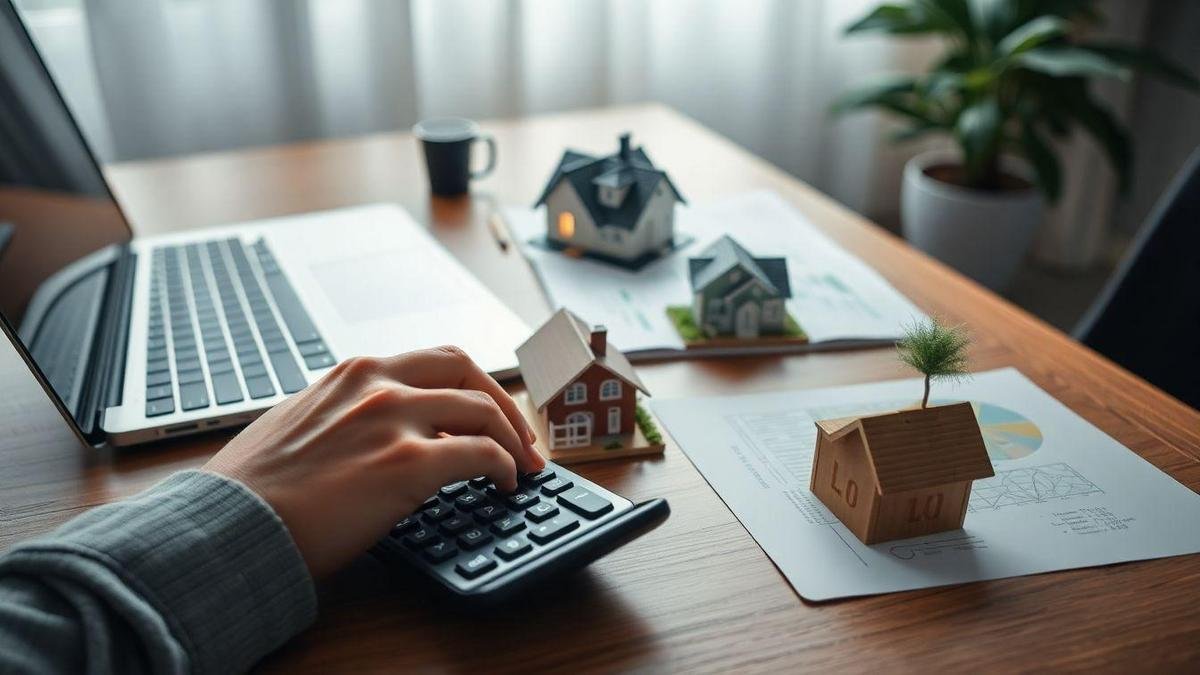 Usar a calculadora de financiamento imobiliário para prever parcelas